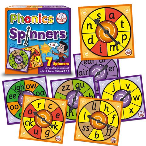 Phase 2 & 3 Phonics Spinners