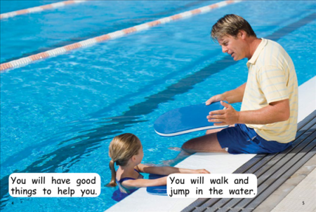 Red Rocket Early Level 3 Non Fiction C (Level 10): Learning to Swim