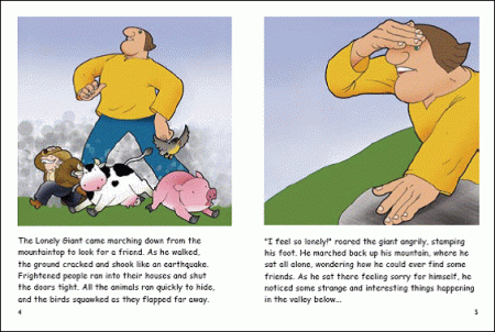 Red Rocket Fluency Level 3 Fiction B (Level 19): The Lonely Giant