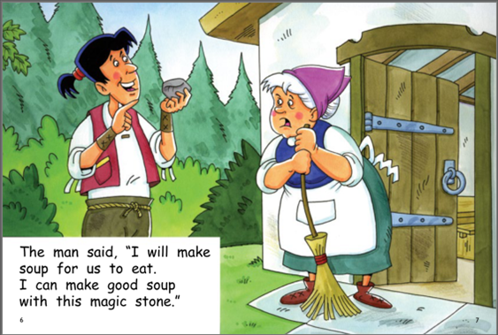 Red Rocket Readers Big Book: Magic Stone Soup