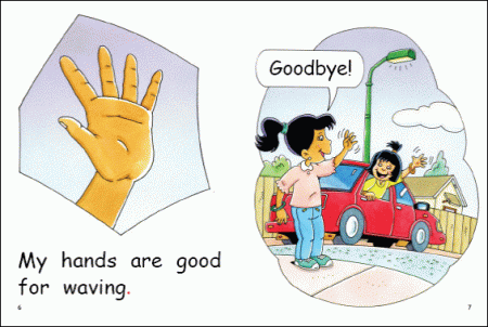 Red Rocket Early Level 1 Fiction A (Level 3): My Hands