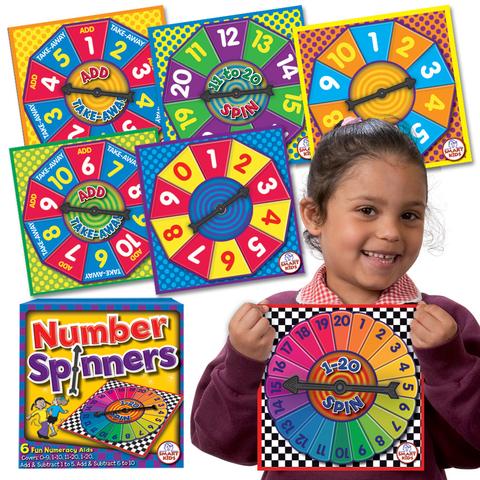 6 Number Spinners Regular price (NP11)