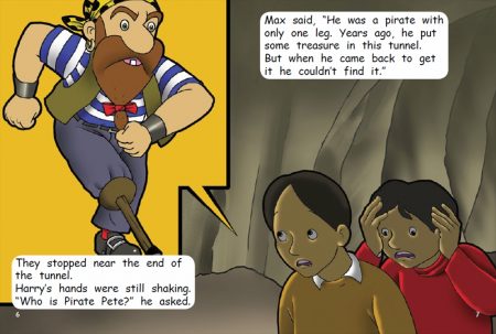 Red Rocket Fluency Level 2 Fiction C (Level 17): Pirate Pete’s Ghost