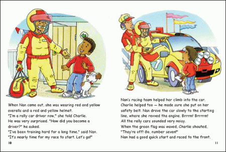 Red Rocket Fluency Level 3 Fiction B (Level 19): Race Day