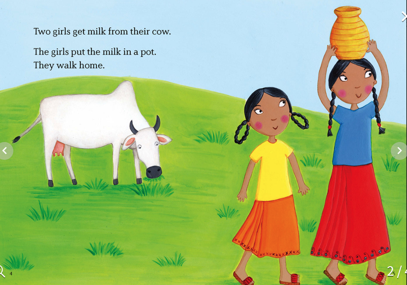 EF Classic Readers Level S, Book 5: The Girl and the Pot of Milk