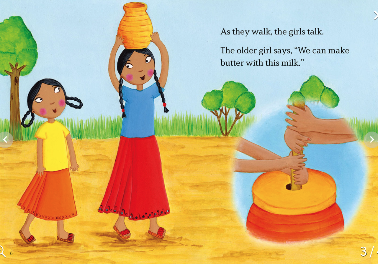 EF Classic Readers Level S, Book 5: The Girl and the Pot of Milk