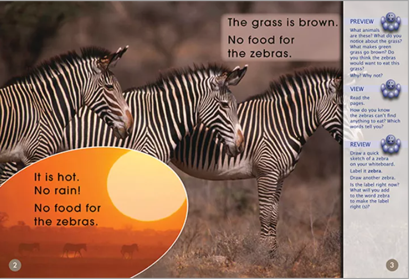 Key Links Red (Book 22, Level 5): Food for Zebras