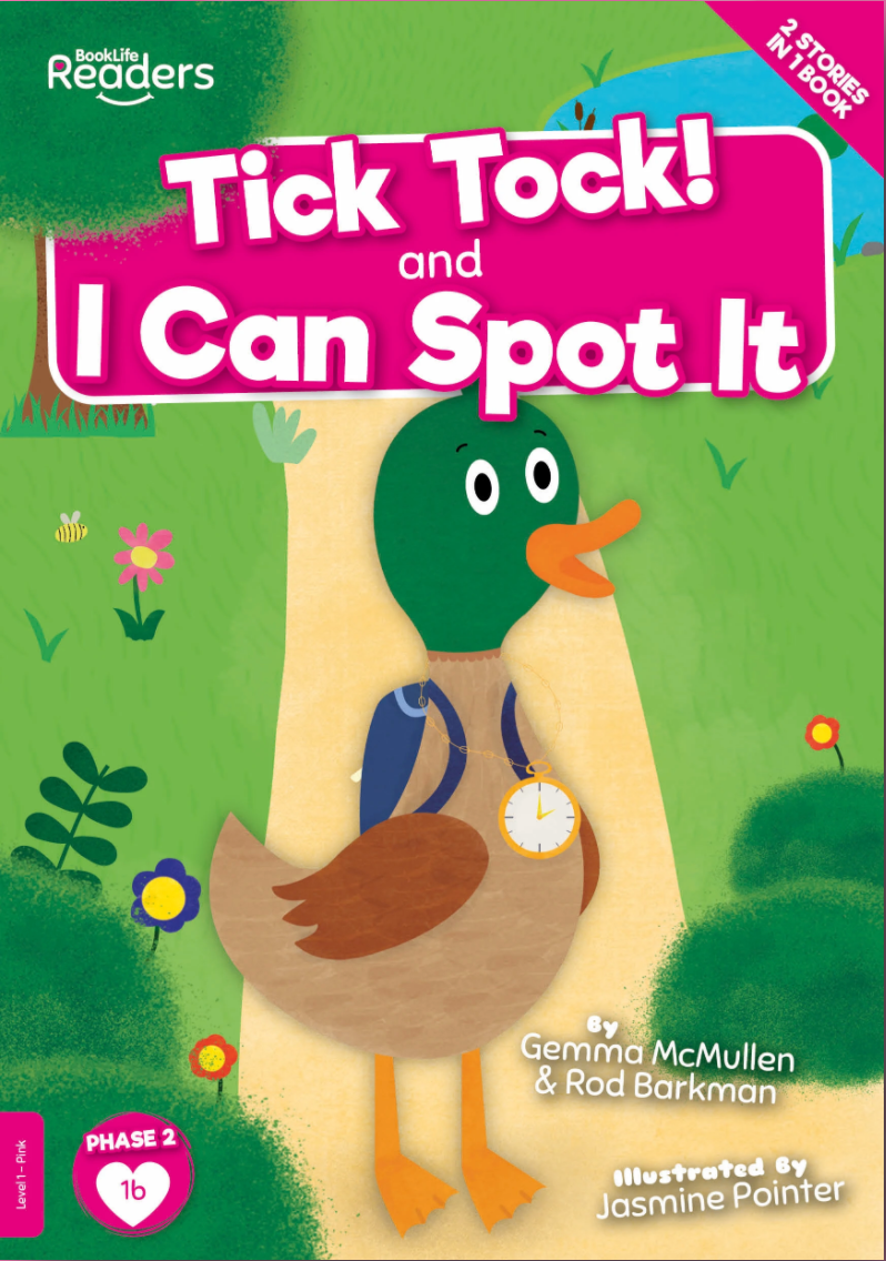 BookLife Readers - Pink: Tick Tock/I Can Spot It