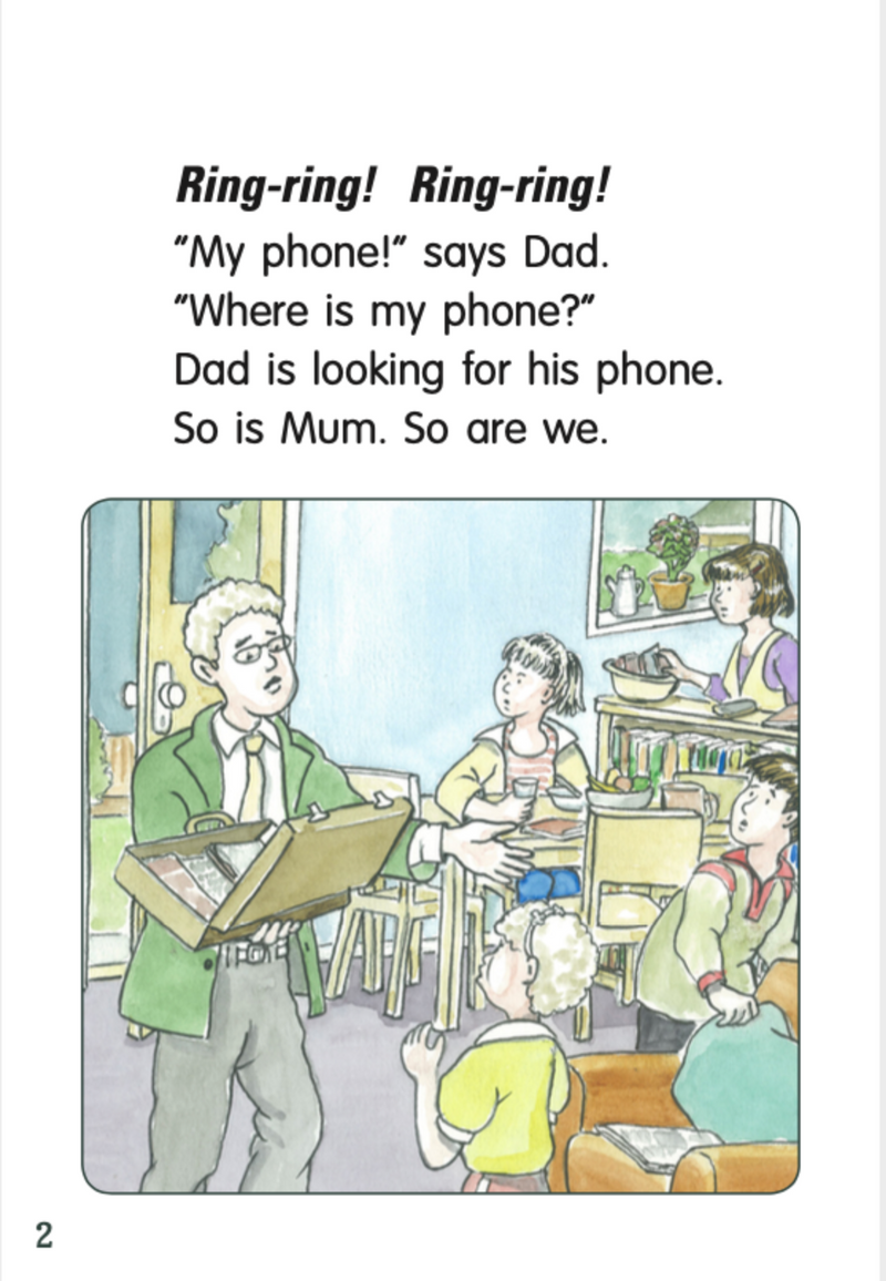 Rainbow Reading(Silver):Dad's Phone