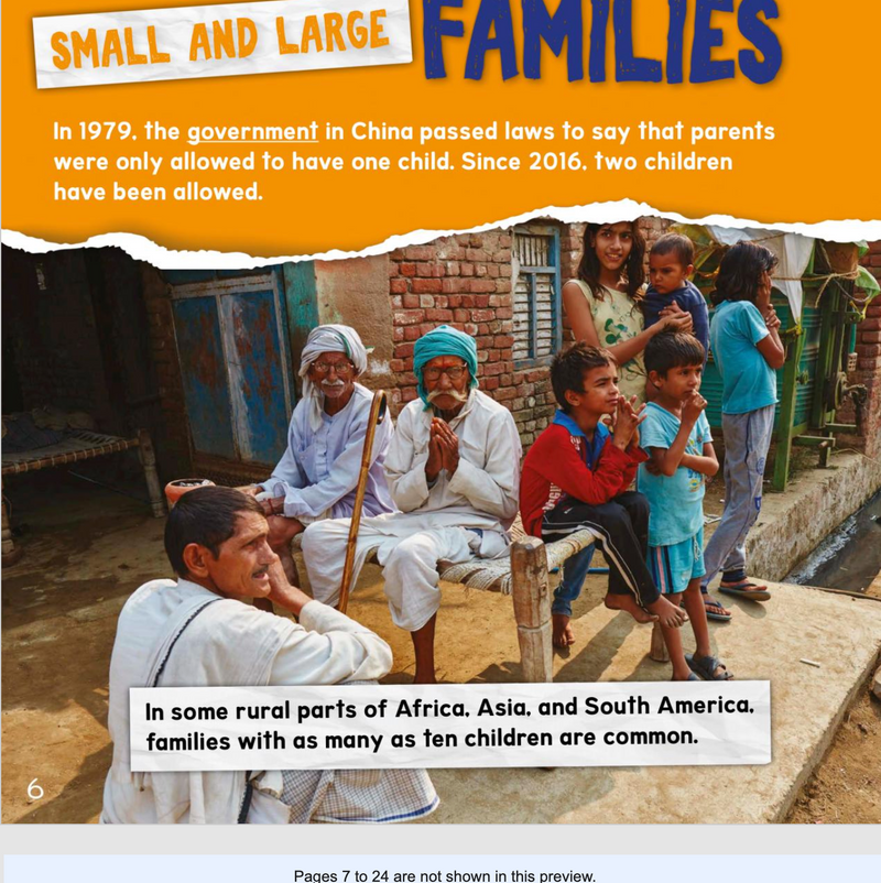 A Look at Life Around the World:Families(PB)