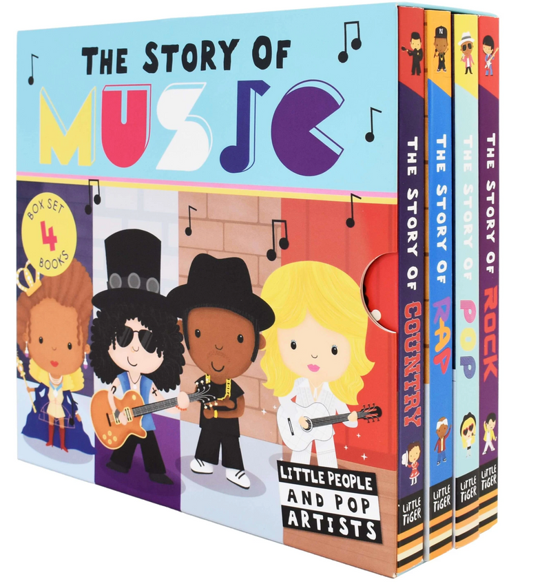 The Story of Music Little People and Pop Artists Series 4 Books Collection Box Set