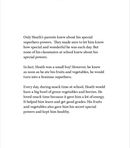 Healthy Heath and his Magic Fruits and Vegetables: A book about kids nutrition, kindness, and celebrating individuality.