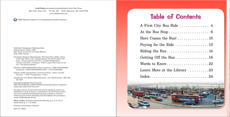We Go on a City Bus(Paperback)