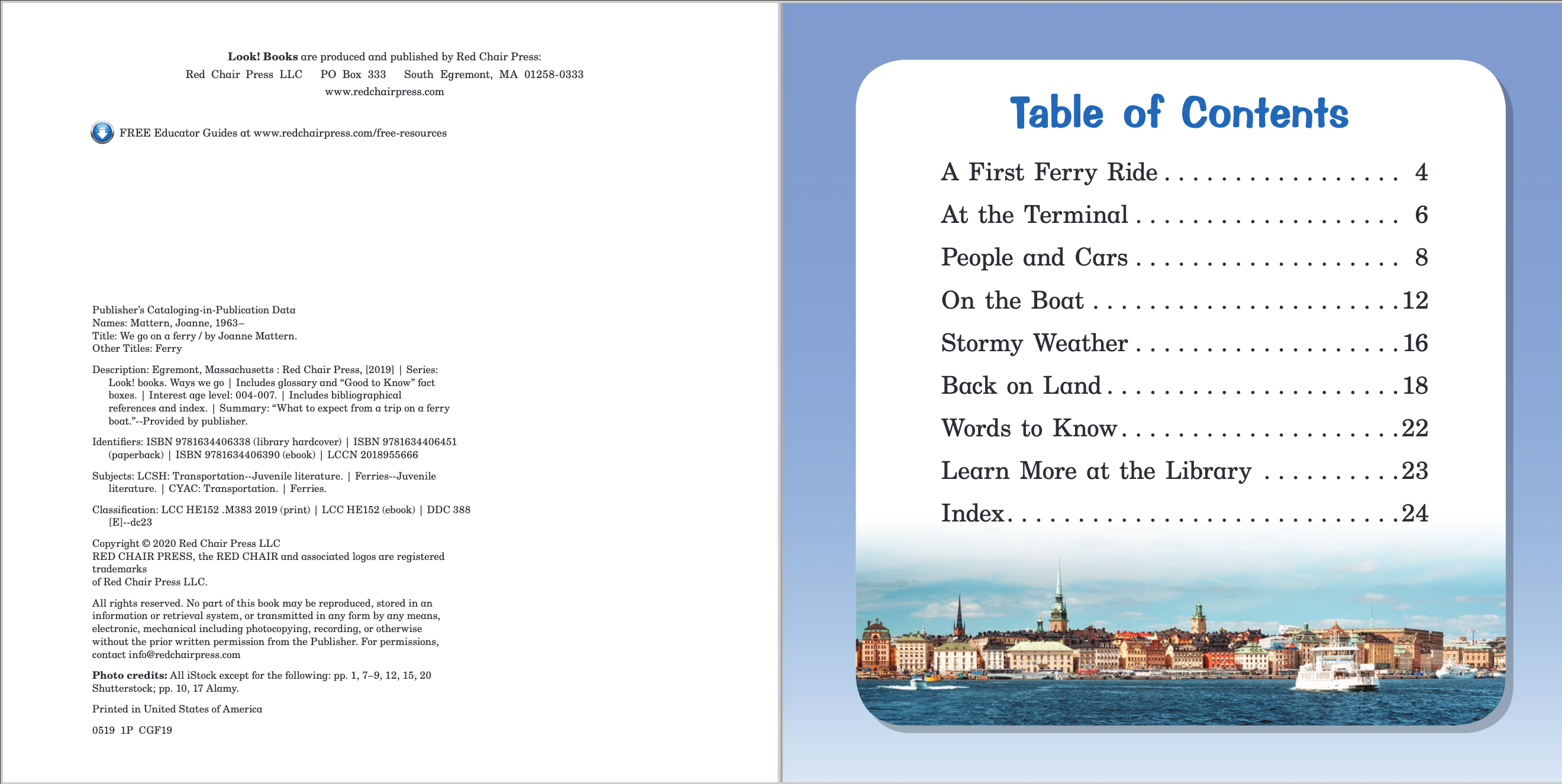 We Go on a Ferry(Paperback)