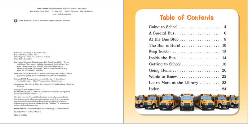 We Go on a School Bus(Paperback)