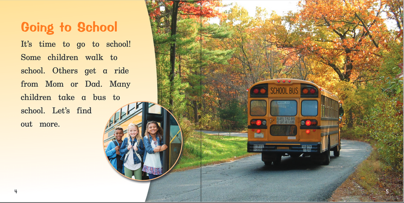 We Go on a School Bus(Paperback)