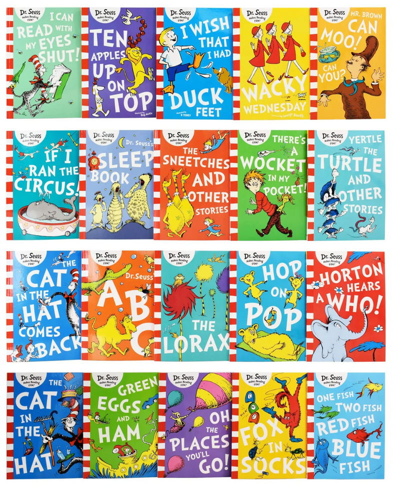 A Classic Case Of Dr. Seuss 20 Books Collection Set