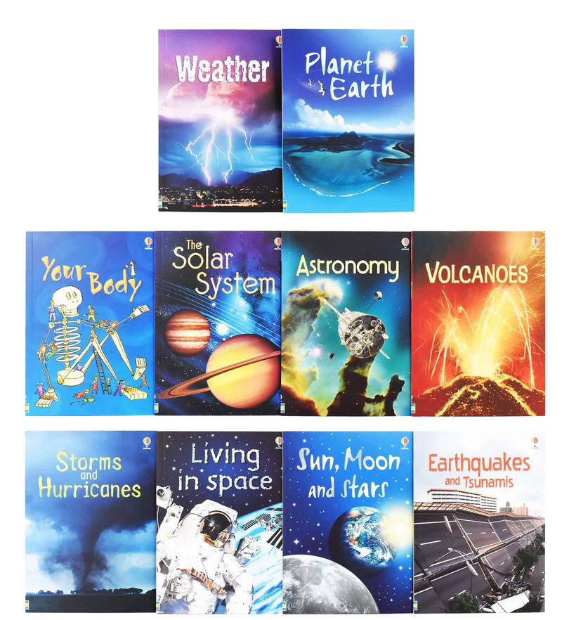 Usborne Beginners Series Science Collection 10 Books Box Set