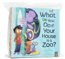 Zoo Series 10 Picture Flat Books Collection Set Ziplock Bag
