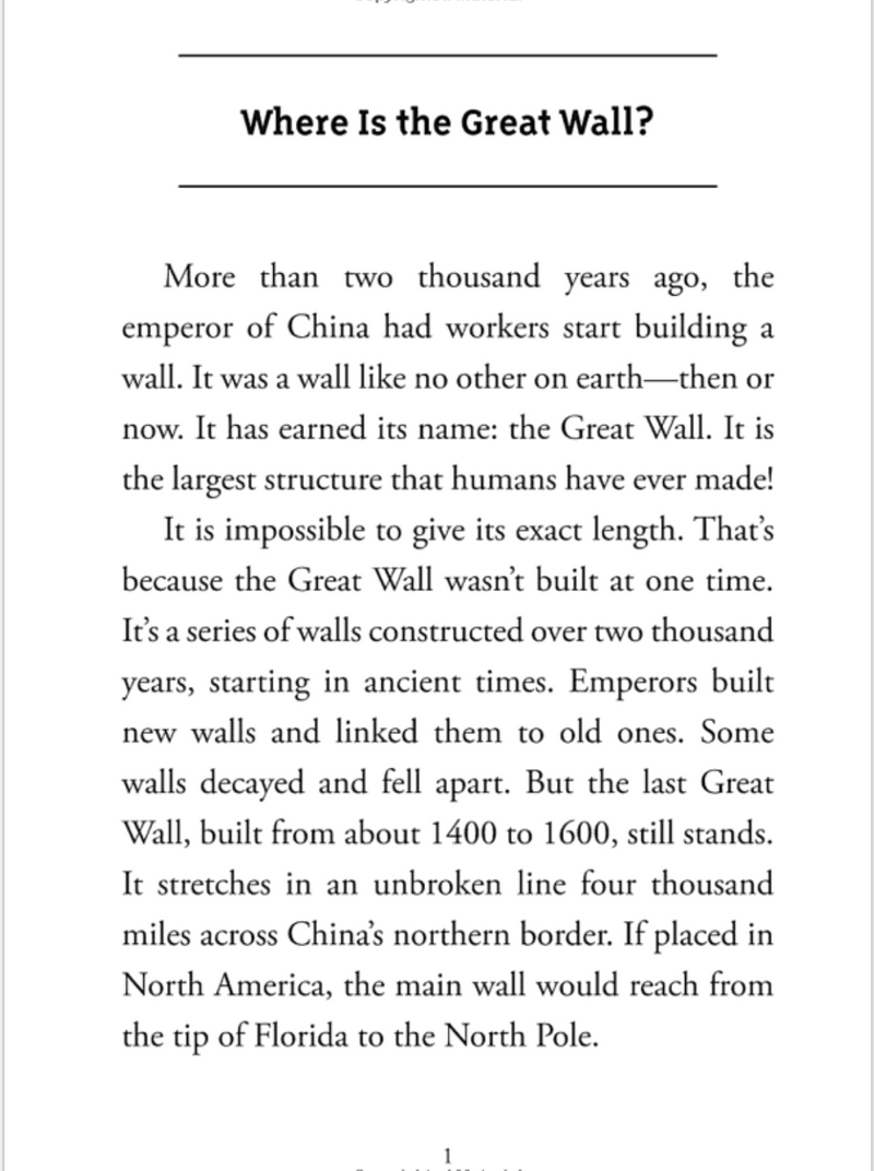 Where Is the Great Wall?