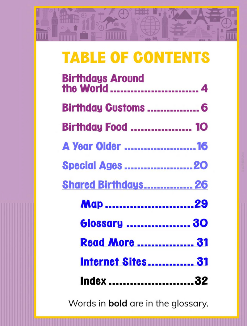 Birthdays Around the World(Customs Around the World)-Paperback