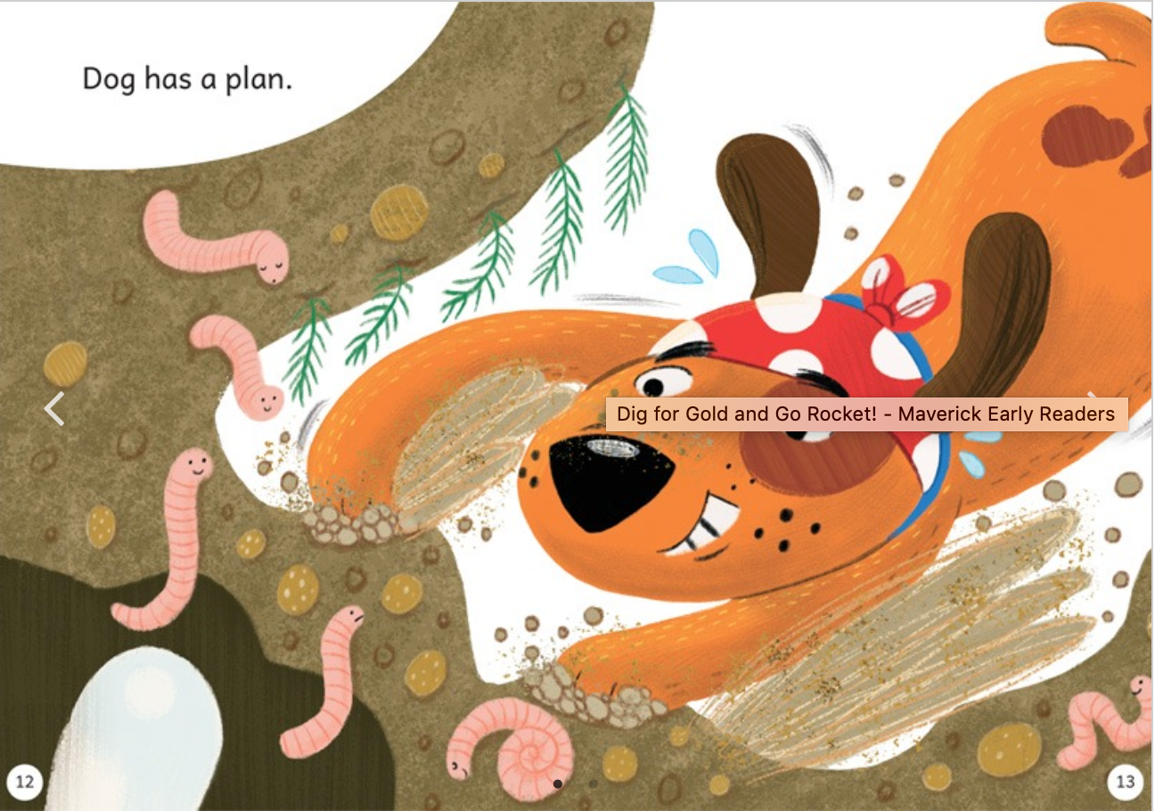 Early Bird Readers-Pink: Dig for Gold and Go Rocket!