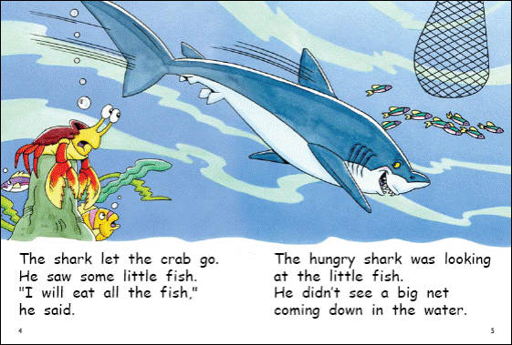 Red Rocket Readers Big Book: Shark and Crab