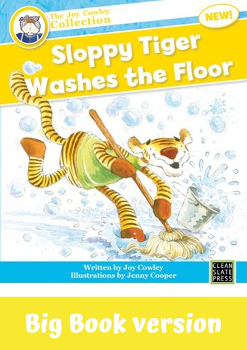 Sloppy Tiger Washes the Floor (L10)Big Book