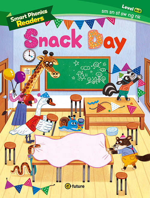 Smart Phonics Readers Level 4 Book 3: Snack Day