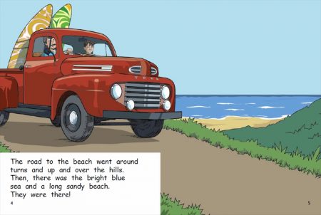 Red Rocket Fluency Level 2 Fiction C (Level 17): Surfing Surprise