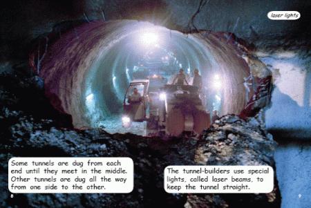Red Rocket Fluency Level 2 Non Fiction B (Level 18): Big Tunnels