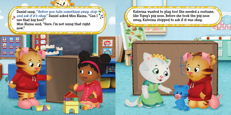 Friends Ask First! A Book About Sharing(Daniel Tiger’s Neighborhood)