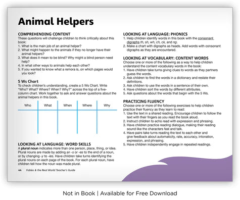 Animal Helpers (Fables & The Real World)
