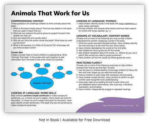 Animals That Work for Us (Fables & The Real World)