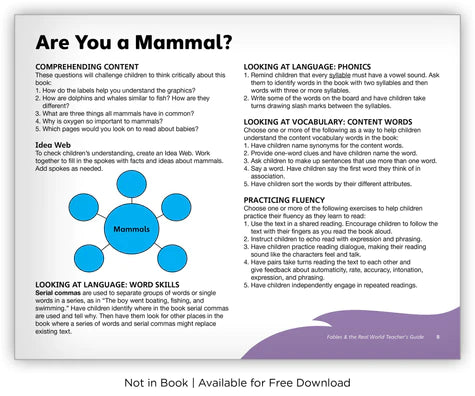 Are You a Mammal?(Fables & The Real World)