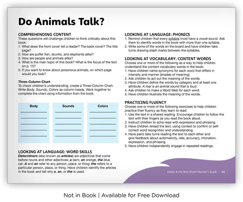Do Animals Talk(Fables & The Real World)