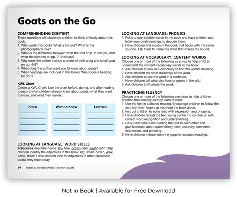 Goats on the Go (Fables & The Real World)