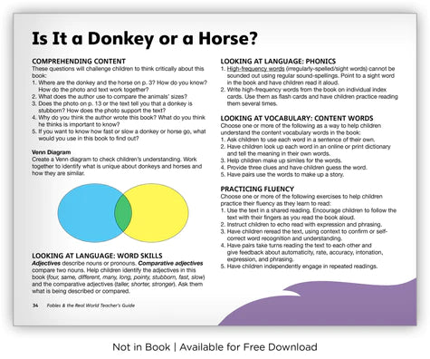 Is It a Donkey or a Horse? (Fables & The Real World)