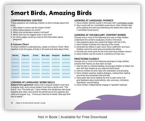 Smart Birds, Amazing Birds (Fables & The Real World)