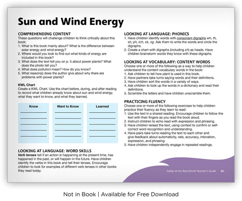 Sun and Wind Energy (Fables & The Real World)