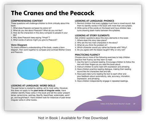The Cranes and the Peacock (Fables & The Real World)