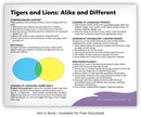 Tigers and Lions: Alike and Different (Fables & The Real World)