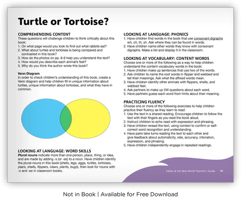 Turtle or Tortoise? (Fables & The Real World)