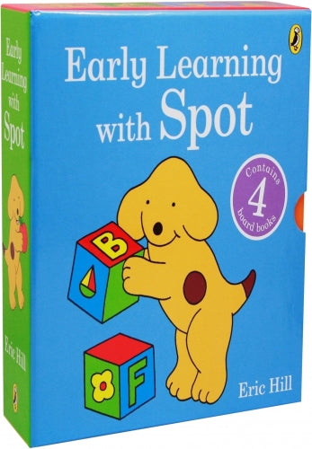 Early Learning With Spot 4 Books Collection Set By Eric Hill