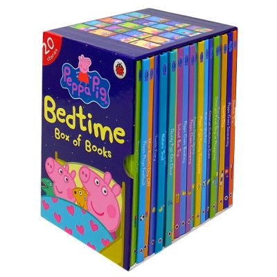 Peppa Pig Bedtime Box of Books 20 Stories Ladybird Collection Box Set