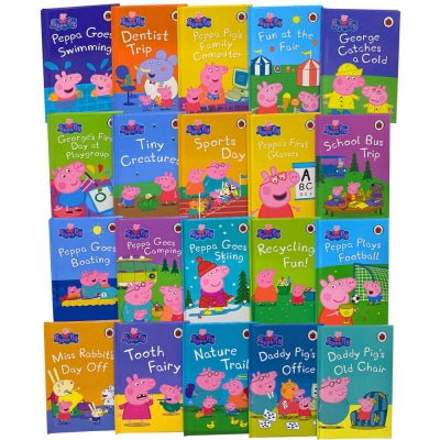 Peppa Pig Bedtime Box of Books 20 Stories Ladybird Collection Box Set