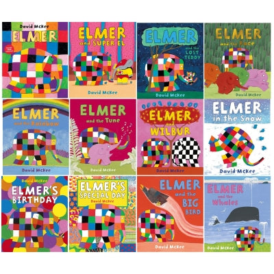 Elmer 12 Classic Picture Books Collection Set