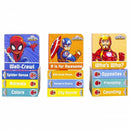 Marvel Spiderman Super Hero Adventures My First Library Board Book Block 12 Book Set