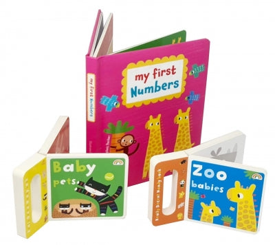 My First Numbers Collection Zoo Babies & Baby Pets Board Book Set