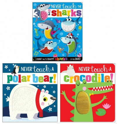Never Touch and Feel Series 3 Books Collection Set (Series 2)